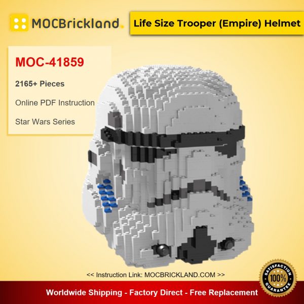 star wars moc 41859 life size trooper empire helmet by tyholmes12 mocbrickland 5038