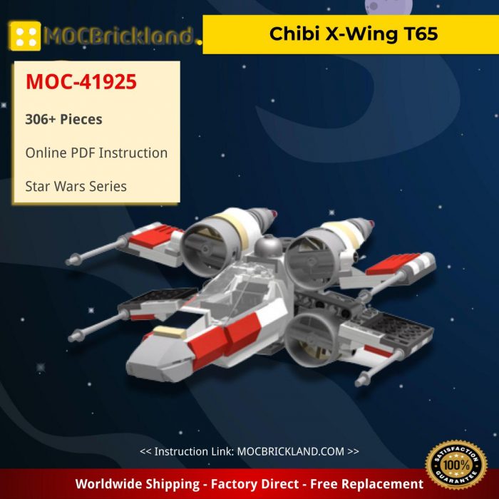Star Wars MOC-41925 Chibi X-Wing T65 by Bigfoot.mg MOCBRICKLAND