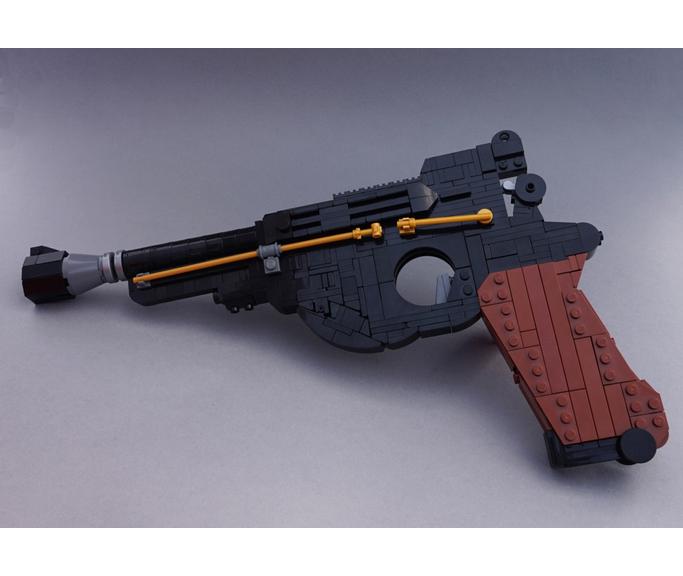 star wars moc 49515 the mandalorian blaster pistol by legofin mocbrickland 2495