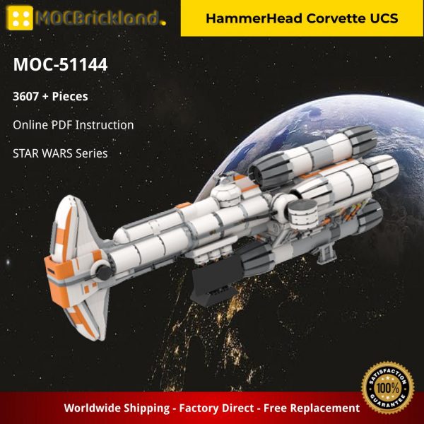 star wars moc 51144 hammerhead corvette ucs mocbrickland 1426