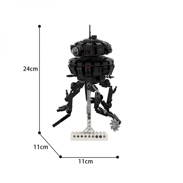 star wars moc 53207 imperial probe droid by dmarkng mocbrickland 1226