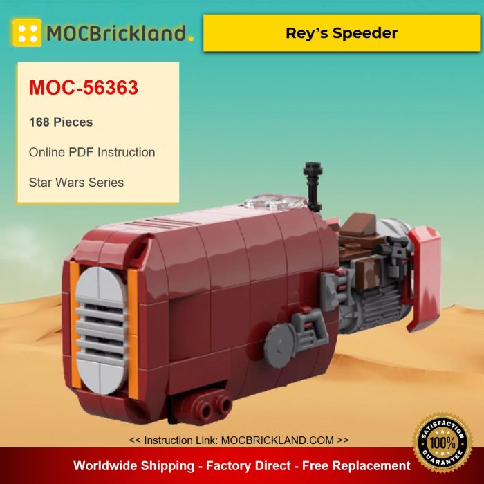 Star Wars MOC-56363 Rey’s Speeder by JohndieRocks MOCBRICKLAND