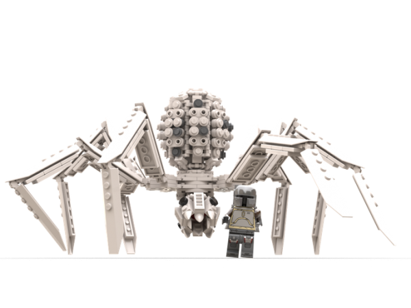 star wars moc 56740 krykna the ice spider from the mandalorian version 2 by thomin mocbrickland 1317