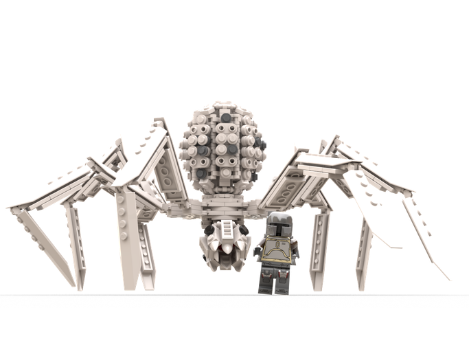Star Wars MOC-56740 Krykna – The Ice Spider from “The Mandalorian” – Version 2 by thomin MOCBRICKLAND