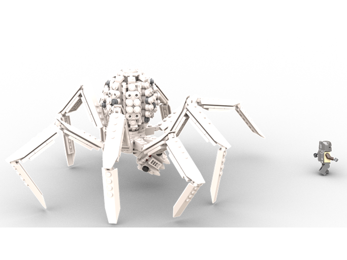 Star Wars MOC-56740 Krykna – The Ice Spider from “The Mandalorian” – Version 2 by thomin MOCBRICKLAND