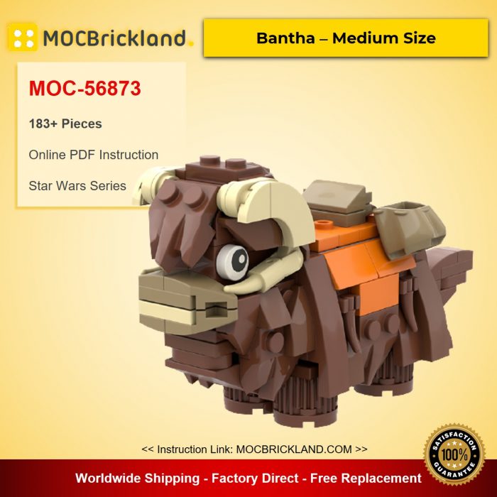Star Wars MOC-56873 Bantha – Medium Size by Kimnotyze MOCBRICKLAND