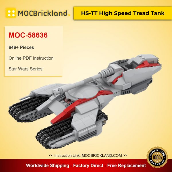 star wars moc 58636 hs tt high speed tread tank by tjslegoroom mocbrickland 6721