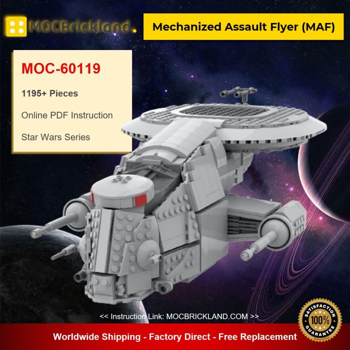 Star Wars MOC-60119 Mechanized Assault Flyer (MAF) by ThrawnsRevenge MOCBRICKLAND