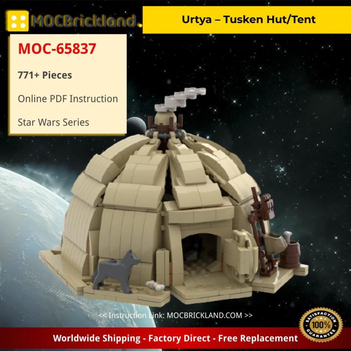 Star Wars MOC-65837 Urtya – Tusken Hut/Tent by NerdYoda MOCBRICKLAND