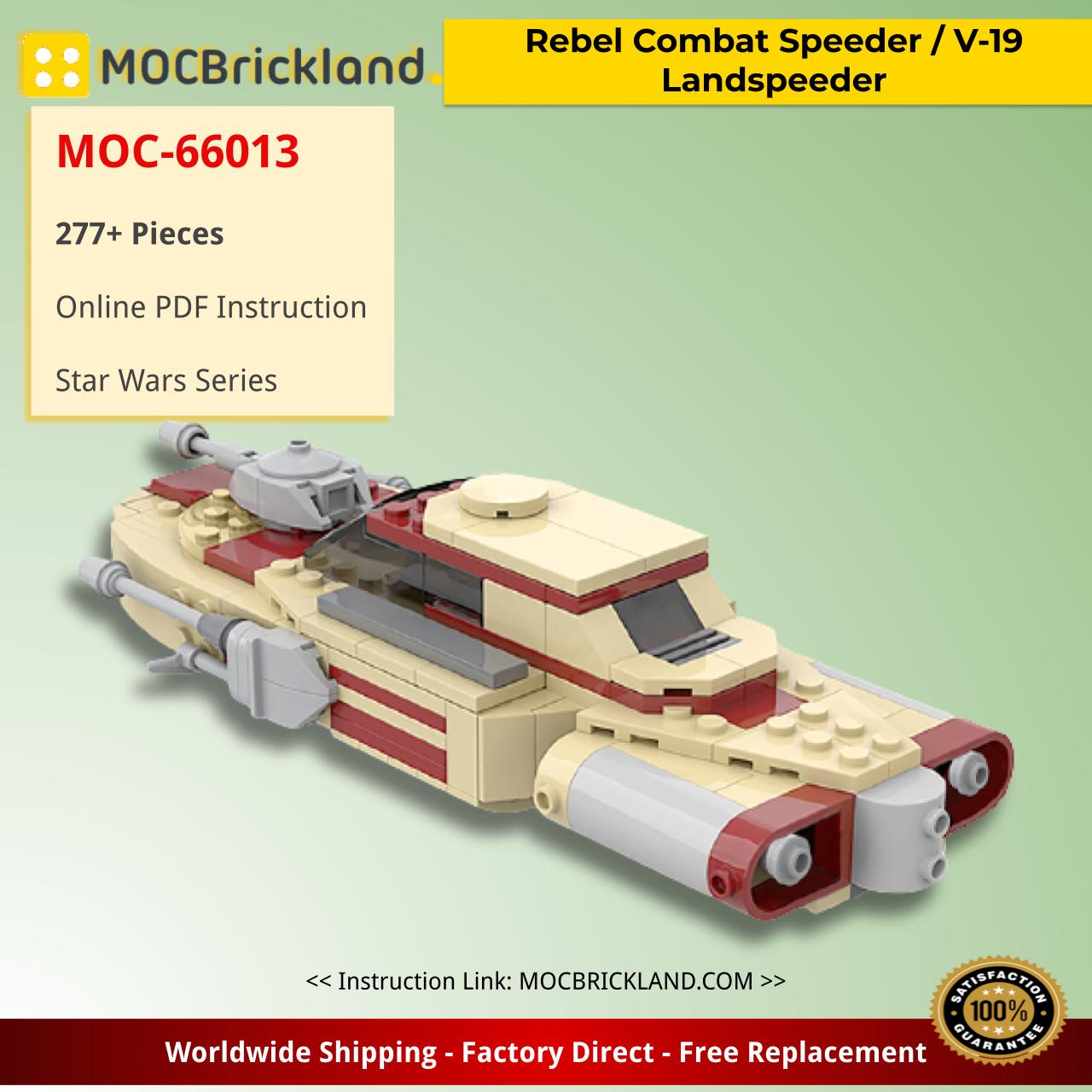star wars moc 66013 rebel combat speeder v 19 landspeeder by thrawnsrevenge mocbrickland 4766