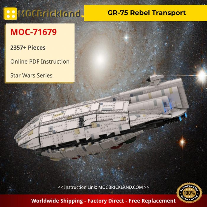 Star Wars MOC-71679 GR-75 Rebel Transport by Bruxxy MOCBRICKLAND