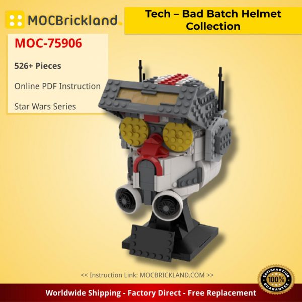 star wars moc 75906 tech bad batch helmet collection by breaaad mocbrickland 3467