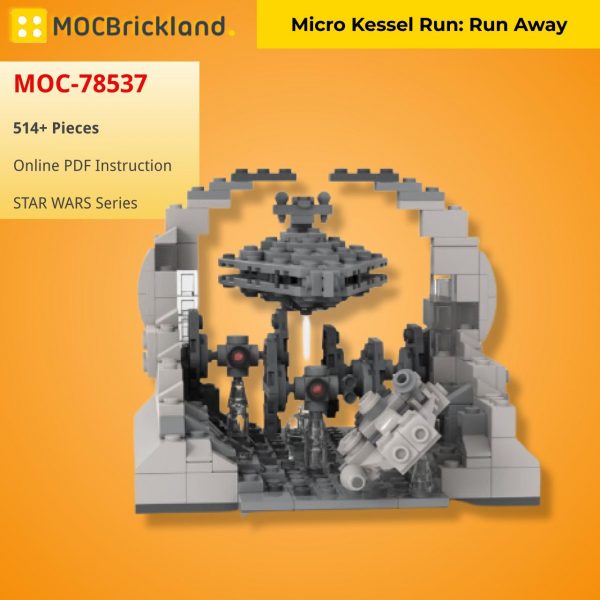 star wars moc 78537 micro kessel run run away by jellco mocbrickland 2810
