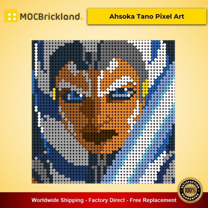 Star Wars MOC90076 Ahsoka Tano Pixel Art MOCBRICKLAND LEPIN™ Land Shop