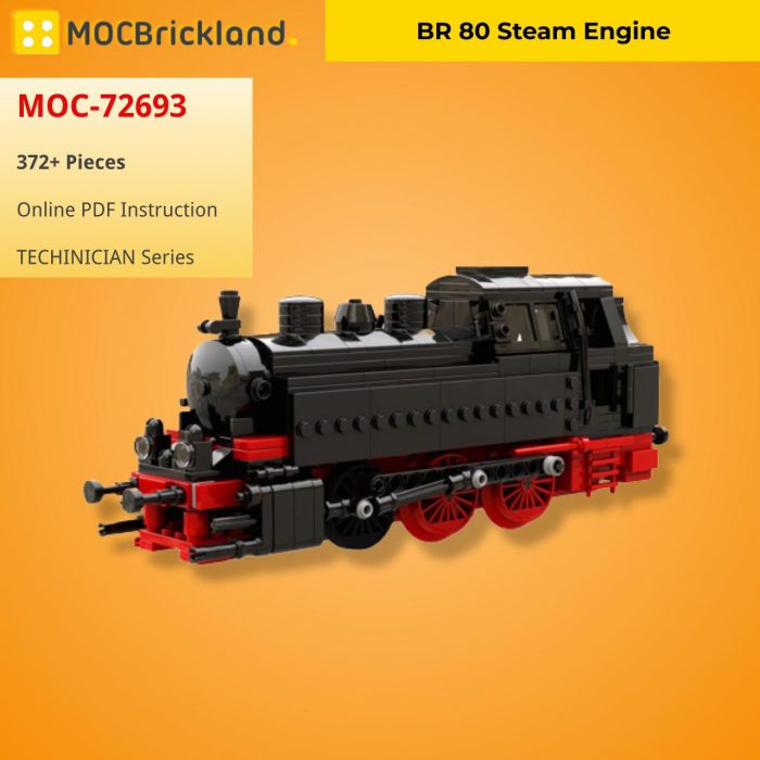 TECHINICIAN MOC-72693 BR 80 Steam Engine MOCBRICKLAND