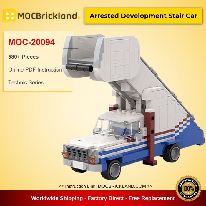 Technic MOC-20094 Arrested Development Stair Car by mkibs MOCBRICKLAND