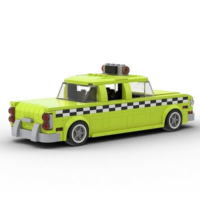 technic moc 22002 taxi driver 1975 nyc checker taxi cab by mkibs mocbrickland 5347