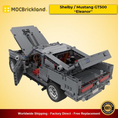 technic moc 24745 shelby mustang gt500 eleanor by steelman14a mocbrickland 6168