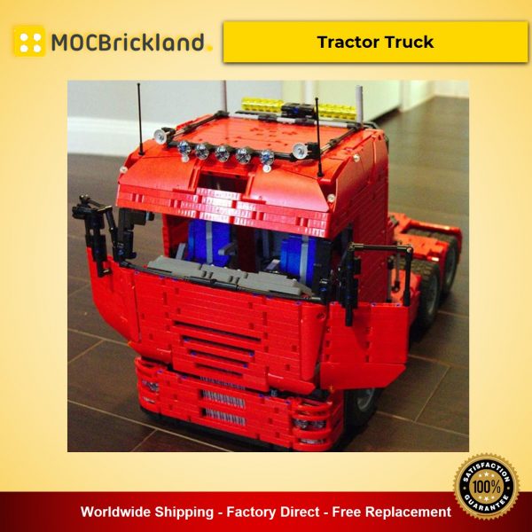 technic moc 2475 tractor truck by lucioswitch81 mocbrickland 5600