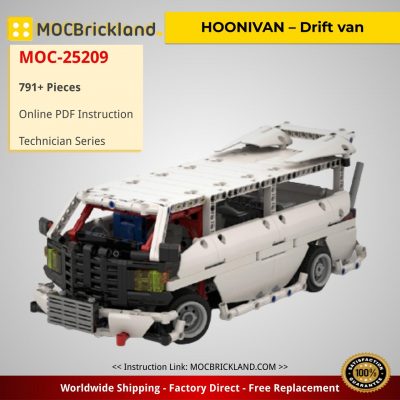 technic moc 25209 hoonivan drift van by steelman14a mocbrickland 2963