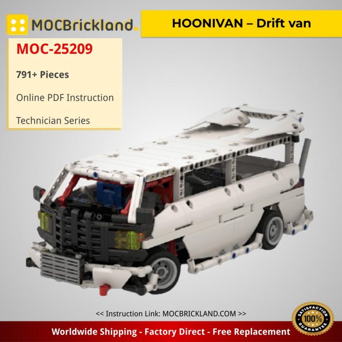 Technic MOC-25209 HOONIVAN – Drift van by Steelman14a MOCBRICKLAND