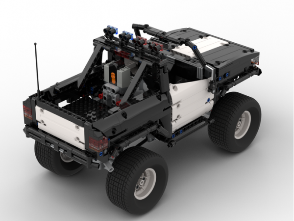technic moc 25336 police pickup 44 by steelman14a mocbrickland 6789