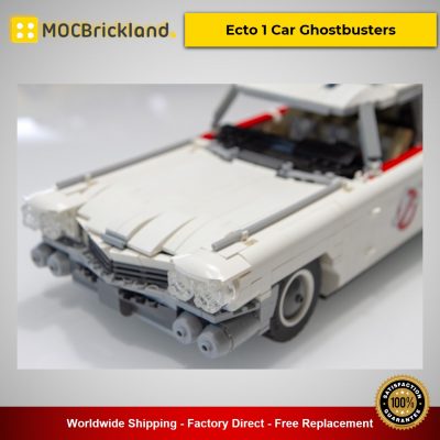 technic moc 30590 ecto 1 car ghostbusters by fabriziop mocbrickland 1985