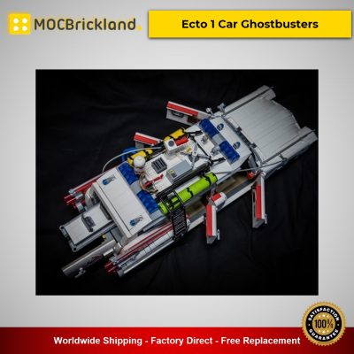technic moc 30590 ecto 1 car ghostbusters by fabriziop mocbrickland 3276