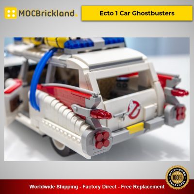 technic moc 30590 ecto 1 car ghostbusters by fabriziop mocbrickland 6537