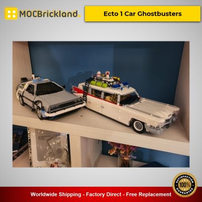 technic moc 30590 ecto 1 car ghostbusters by fabriziop mocbrickland 7481