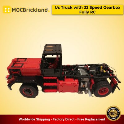 technic moc 31430 us truck with 32 speed gearbox fully rc by b4 mocbrickland 2496