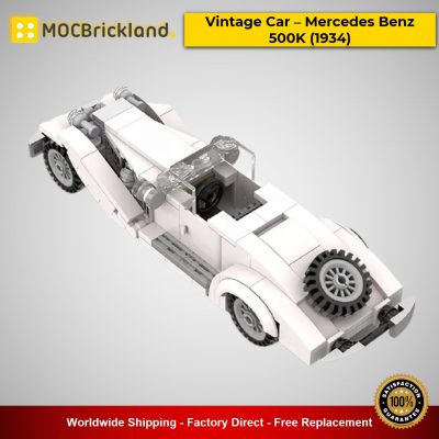 technic moc 34594 vintage car mercedes benz 500k 1934 by sugarbricks moc mocbrickland 6607