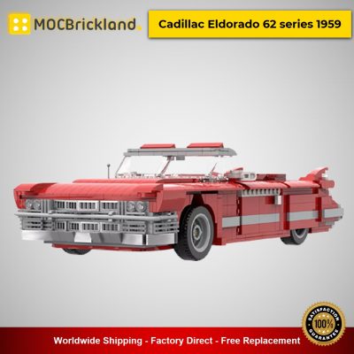 technic moc 34818 cadillac eldorado 62 series 1959 by gabizon mocbrickland 3930