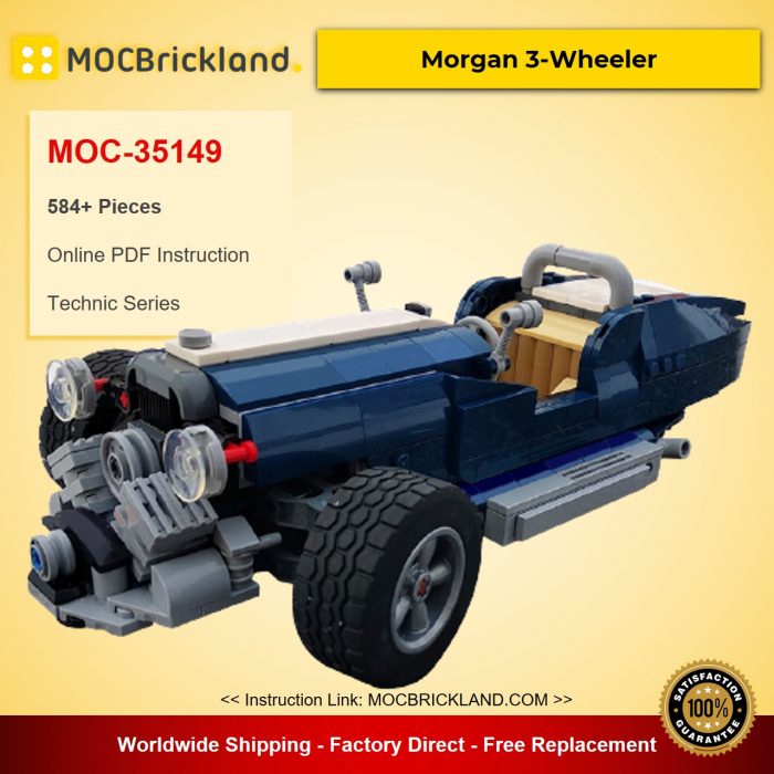 Technic MOC-35149 10265 Morgan 3-Wheeler by Kirvet MOCBRICKLAND