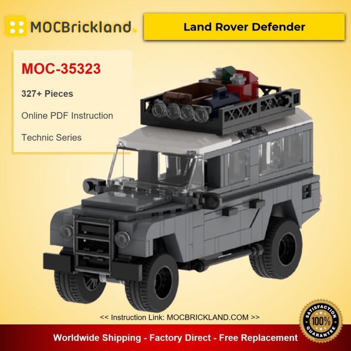 Technic MOC-35323 Land Rover Defender by GothamKnight MOCBRICKLAND