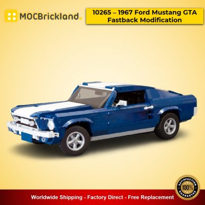 technic moc 36174 10265 1967 ford mustang gta fastback modification by nikolayfx mocbrickland 2058