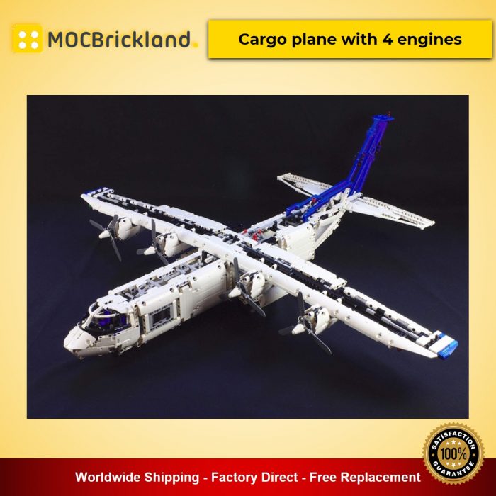Technic MOC-36862 Cargo plane with 4 engines by zz0025 MOCBRICKLAND