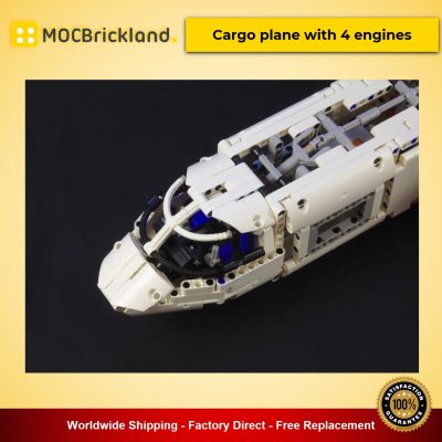 technic moc 36862 cargo plane with 4 engines by zz0025 mocbrickland 4545