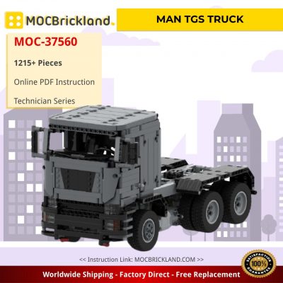 technic moc 37560 man tgs truck by technicfoxit mocbrickland 7789