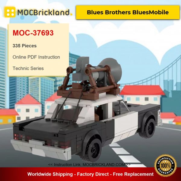 technic moc 37693 blues brothers bluesmobile by m4rchino84 mocbrickland 4117