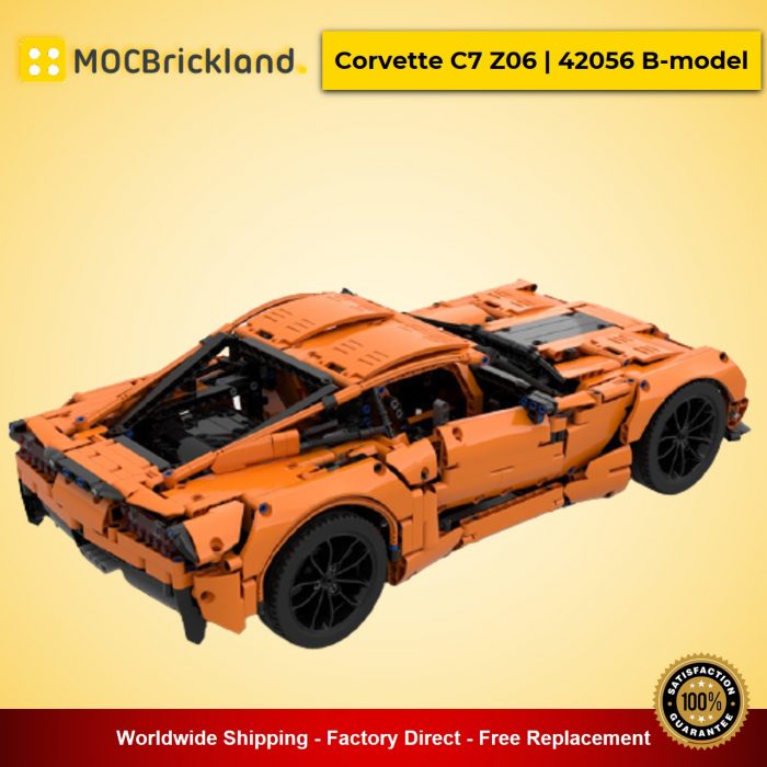 Technic MOC-38557 Corvette C7 Z06 | 42056 B-model by GeyserBricks MOCBRICKLAND