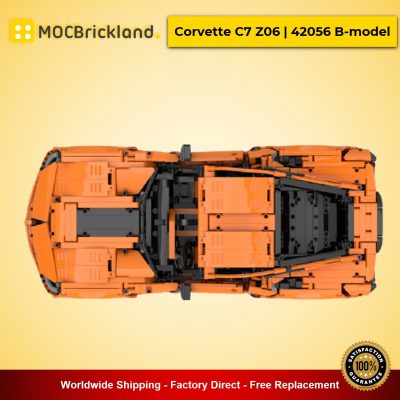 technic moc 38557 corvette c7 z06 42056 b model by geyserbricks mocbrickland 7624