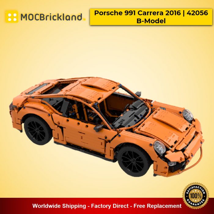 Technic MOC-40207 Porsche 991 Carrera 2016 | 42056 B-Model by GeyserBricks MOCBRICKLAND
