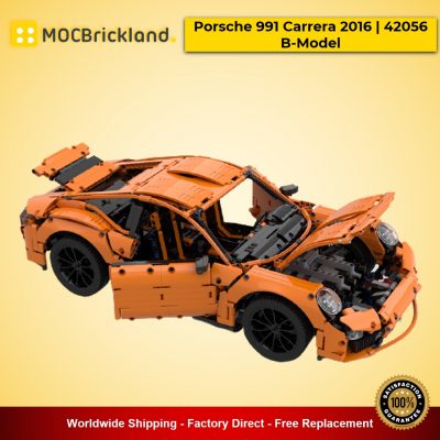 technic moc 40207 porsche 991 carrera 2016 42056 b model by geyserbricks mocbrickland 5973