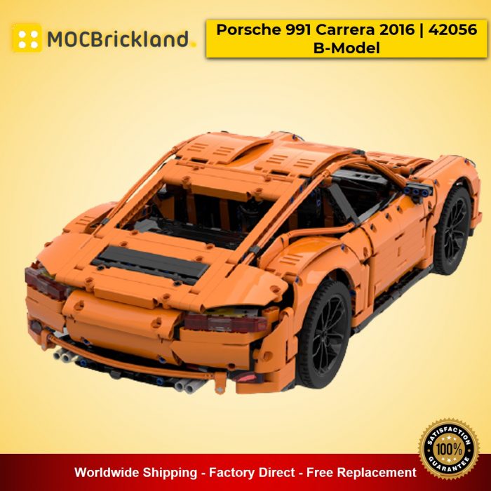 Technic MOC-40207 Porsche 991 Carrera 2016 | 42056 B-Model by GeyserBricks MOCBRICKLAND