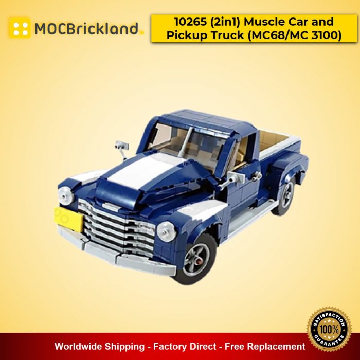 Technic MOC-45479 10265 (2in1) Muscle Car and Pickup Truck (MC68/MC 3100) by firas_legocars MOCBRICKLAND