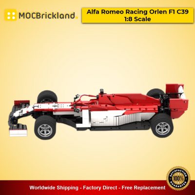 technic moc 47178 alfa romeo racing orlen f1 c39 18 scale by lukas2020 mocbrickland 2644