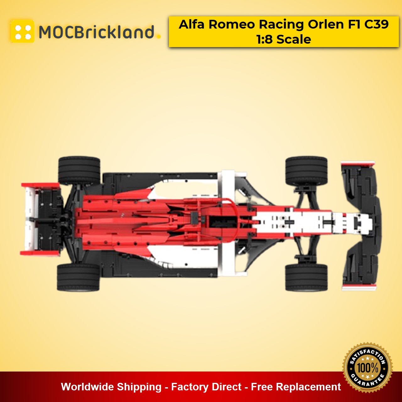 Technic MOC-47178 Alfa Romeo Racing Orlen F1 C39 18 Scale by Lukas2020 MOCBRICKLAND