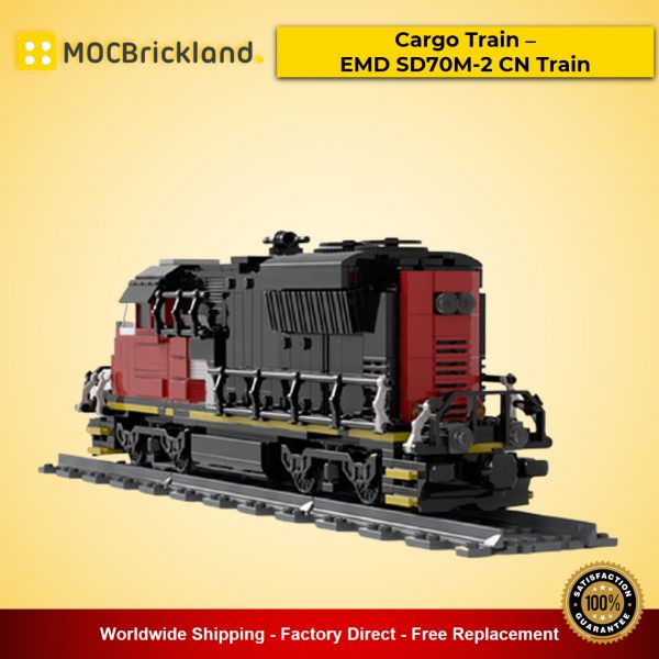 technic moc 47989 cargo train emd sd70m 2 cn train by oninino mocbrickland 4262