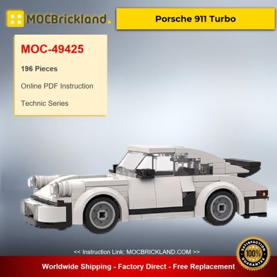 technic moc 49425 porsche 911 turbo by legocarreplicas mocbrickland 7827